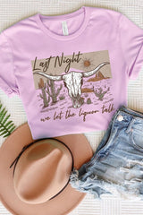 Last Night Graphic T Shirt