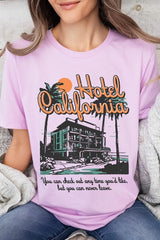 Hotel California Beach Summer Graphic T Shirt