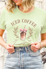 Iced Coffee Social Club Graphic T Shirt