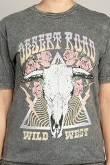 Desert Road Wild West Graphic T Shirt