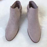 Taupe Pointed Toe Bootie - Dainty Jewelry NYC