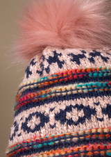 Stay warm and stylish with this playful decorative pom pom beanie! Boasting bright multi-colors and made from a cozy blend of 80% acrylic and 20% polyester, this hat is the perfect blend of fashion and comfort - no brain freeze here. So, let your personality shine through and stay warm this Fall with the decorative pom pom beanie!