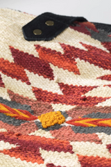Boho Handwoven Navajo Pattern Weekender Bag - Dainty NYC
