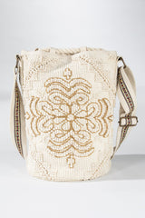 Boho Handwoven Ethnic Print Shoulder Bag - Dainty Jewelry NYC