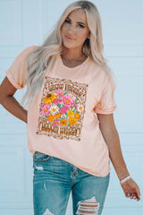 Grow Freely Bloom Wildly Floral Graphic Tee - Dainty NYC