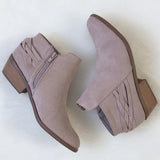 Taupe Pointed Toe Bootie - Dainty Jewelry NYC