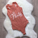 Flirty Mauve Bodysuit - Dainty Jewelry NYC
