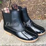 Slip On No Lace Duck Boots - Dainty Jewelry NYC