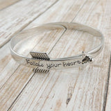 Follow Your Heart Arrow Bracelet - Dainty Jewelry NYC